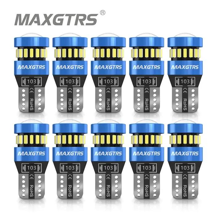 10 pièces W5W T10 LED lumières Canbus sans erreur voiture lumières pour Peugeot 4008 307 206 308 407