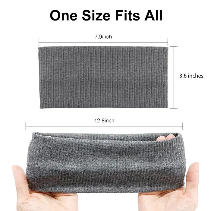 Bandaux élastiques antidérapants pour hommes et femmes bandes de cheveux pour course en hiver accessoire de cheveux pour activités physiques et sports occasions spéciales et cadeaux pour personnes actives