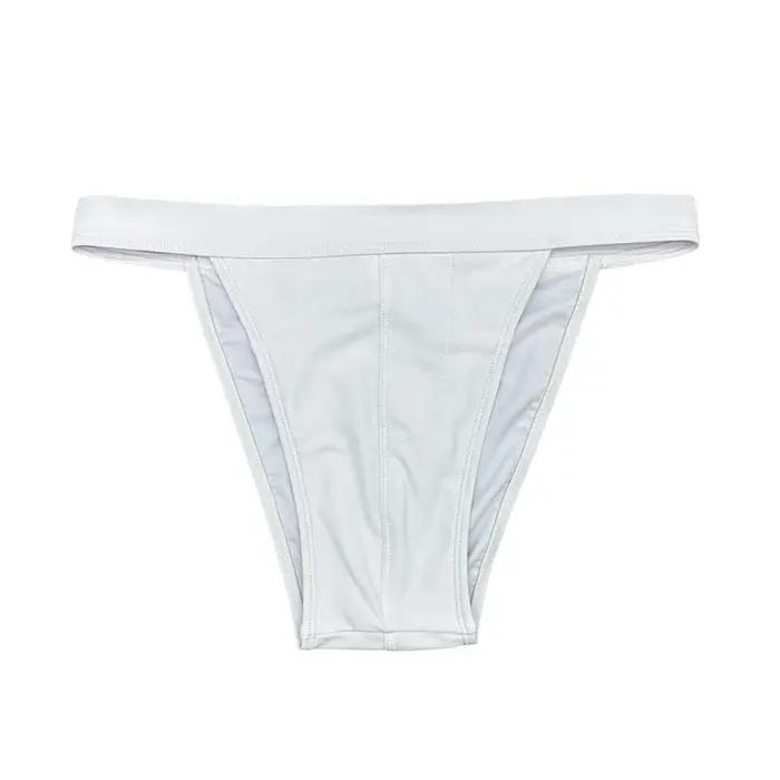 Slip de bain homme confortable - Maillot séchage rapide sans couture couleur unie été