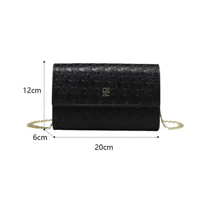 Sac à bandoulière polyvalent pour femme CH Festival Essential avec imprimé lettres