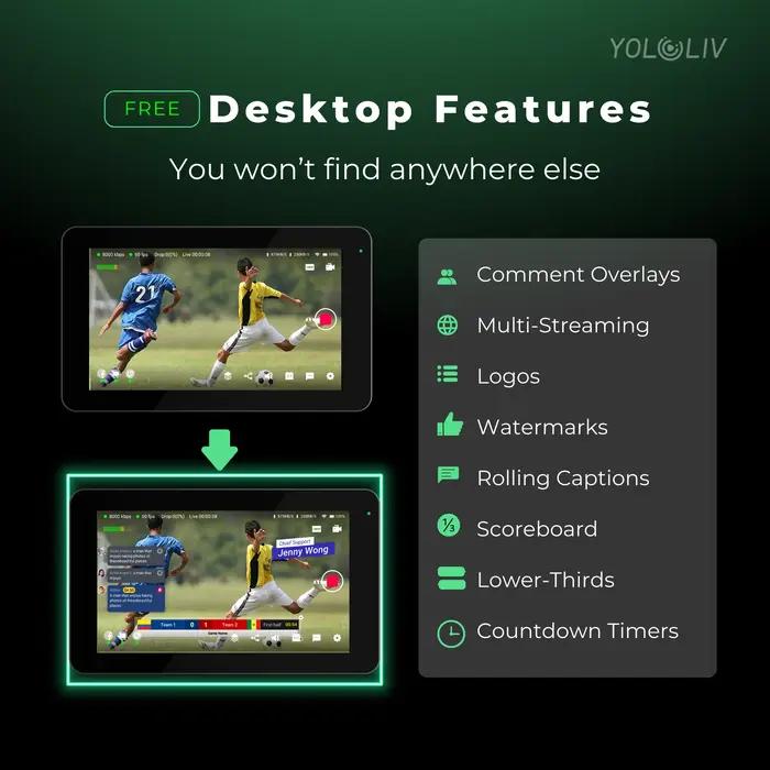 Yolovev-Mini moniteur intelligent tout-en-un, ultra-portable, diffusion en direct, impression et mon
