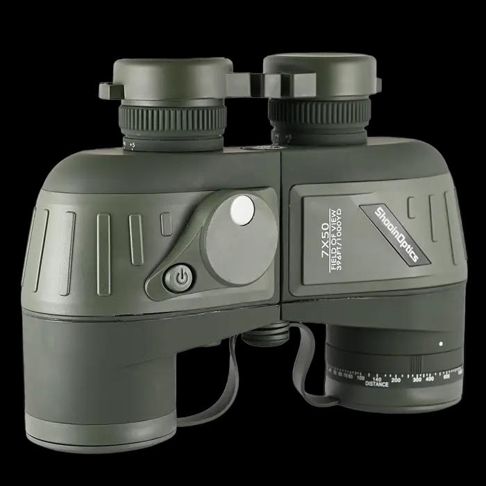 SHOOINOPTICS jumelles 7X50 boussole nautique FMC azote flottant imperméable pour la chasse observati