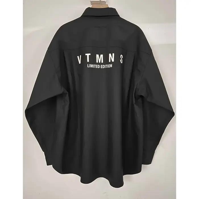 Chemise en coton épais à longues fibres pour femmes et hommes, édition limitée VT 2025, logo imprimé