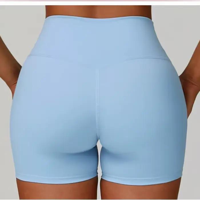 Shorts de yoga taille haute pour femme, push-up, pour fitness, gym, cyclisme et sport