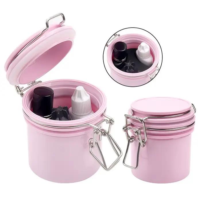 Réservoir de stockage de colle à cils, conteneur individuel pour Extension de cils, support adhésif,
