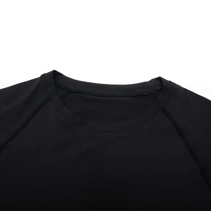 Hommes course Compression T-shirt manches longues Sport t-shirts Gym Fitness sweat mâle Jogging surv