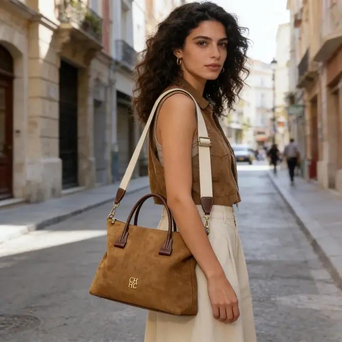 Sac fourre-tout tendance en cuir véritable 2026 pour femme, grande capacité, couleur unie, style vin