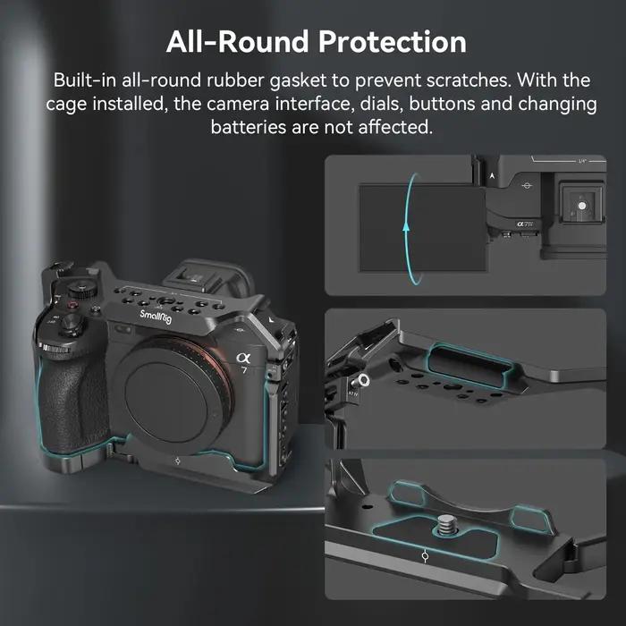 SmallRig A7m4 A7 IV Cage de caméra DSLR complète pour Sony Alpha a7iv A7 IV / Alpha 7S III Kit de Ca