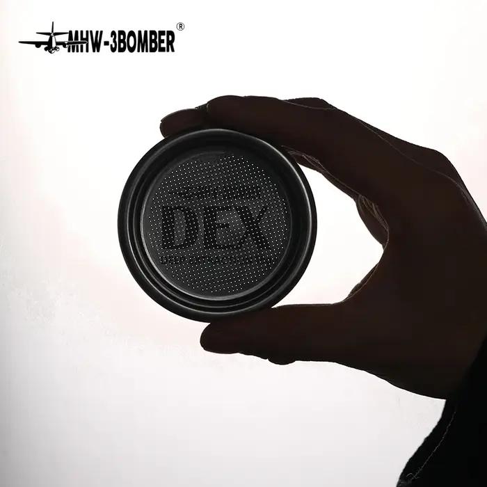 Panier-filtre à café expresso de précision MHW-3BOMBER DEX 58,5 mm avec tamis à pucks pour porte-fil