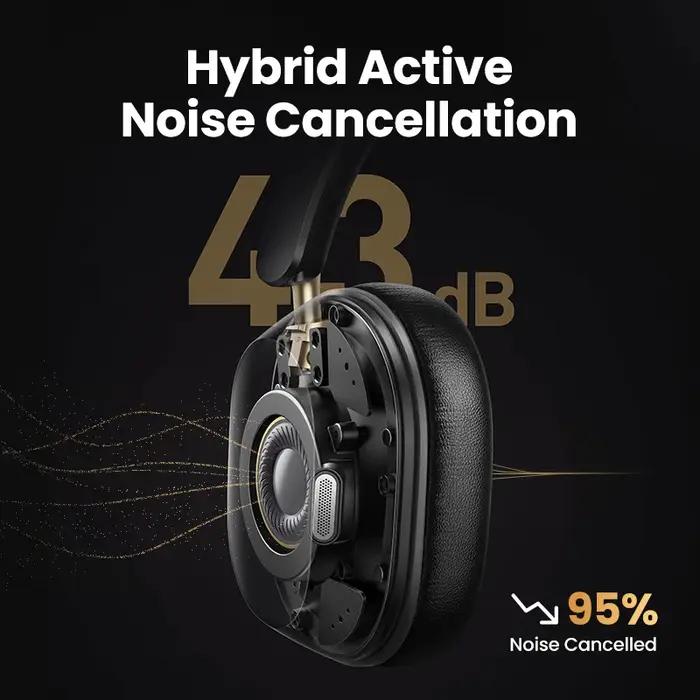 UGREEN-Écouteurs Bluetooth sans fil, Max 5c, Hybrid Active Noise Cancelling, Hi-Res Sat, AC 75H Spat