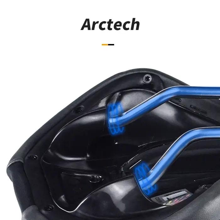 Selle de vélo en cuir PU confortable pour VTT gravel hors route ville touring vélo de route conductrice O VL-3256