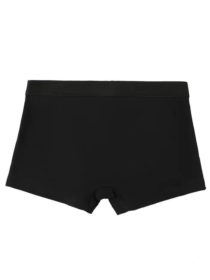 Sous-vêtements mixtes pour garçons de 8 à 14 ans, 7 pièces, couleur unie, respirant, doux, extensibl