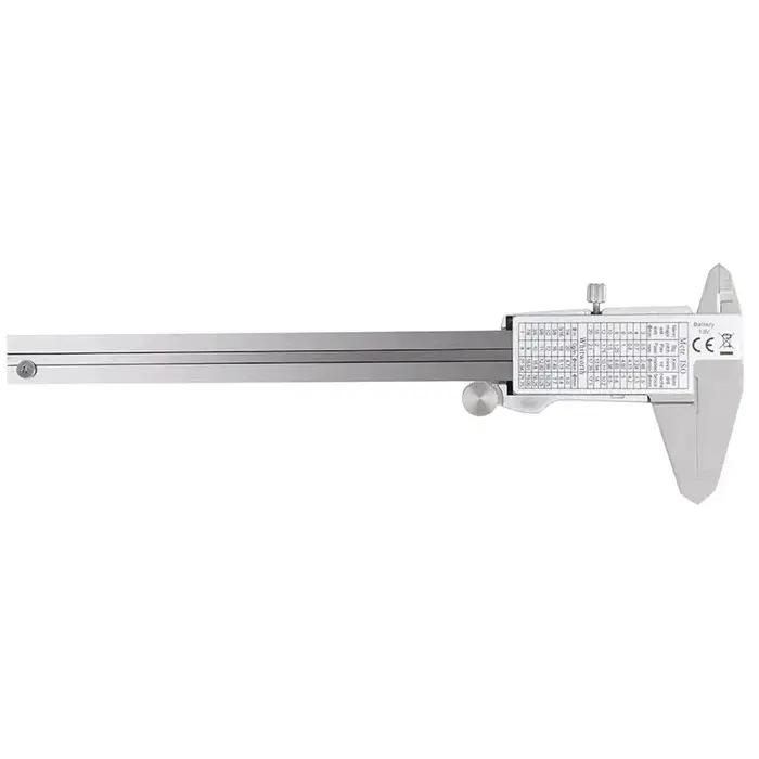 ET50 150mm Numérique Caliper En Acier Inoxydable Fraction/MM/Pouces 0.01mm Haute Précision pour Comp