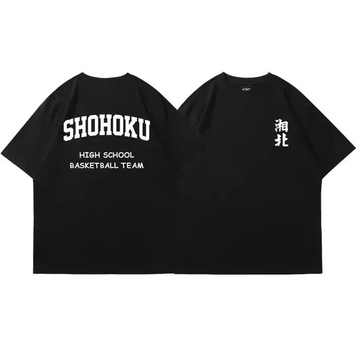 Anime japonais Shohoku Basket Ball équipe T-Shirt hommes femmes Sakuragi Hanamichi imprimer t-shirts