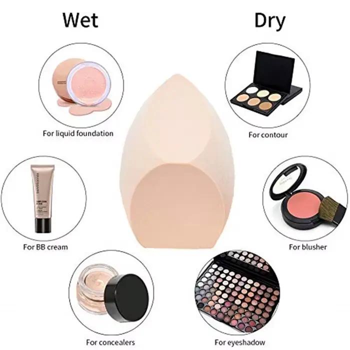 Éponge de maquillage extra large pour fond de teint, bouffée cosmétique, bouffées de poudre douce, c