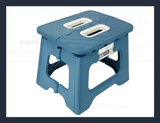 Mini tabouret compact portable pliable Tabouret en plastique épais de haute qualité – Convient aux a