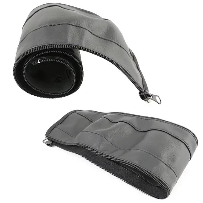 1/2 pièces bébé poussette accessoires accoudoirs couverture en cuir PU fermeture éclair universel ét