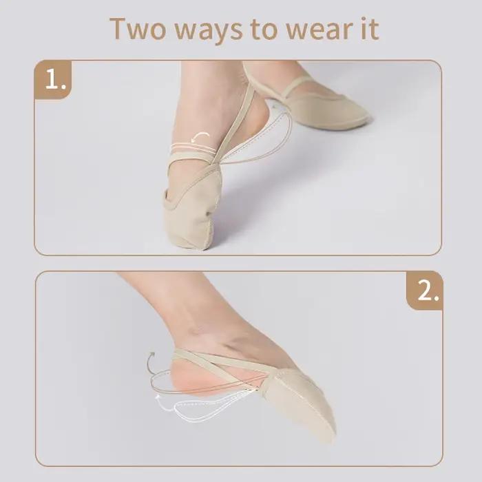 Chaussures de gymnastique artistique professionnelle pour femmes, chaussures demi-pied pour adultes,