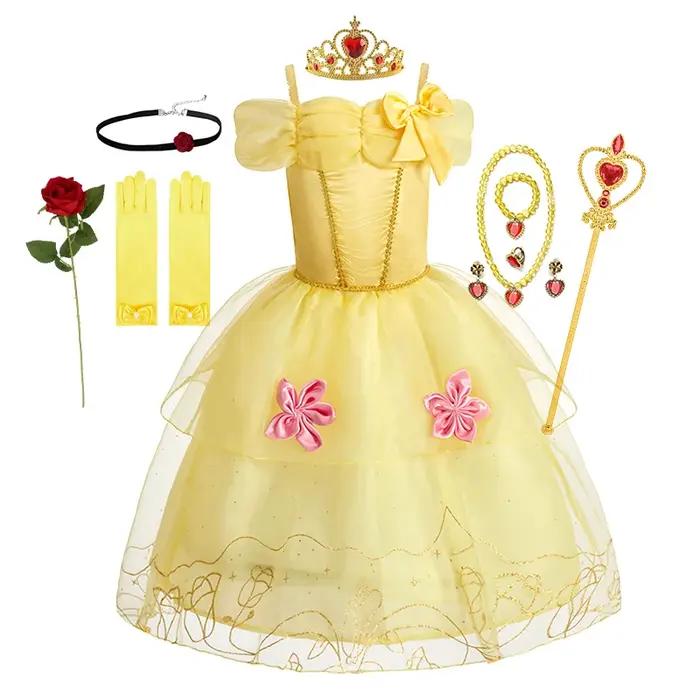 Cendrillon Belle Costume pour filles déguisement d'halloween Cosplay raiponce robe de princesse bébé