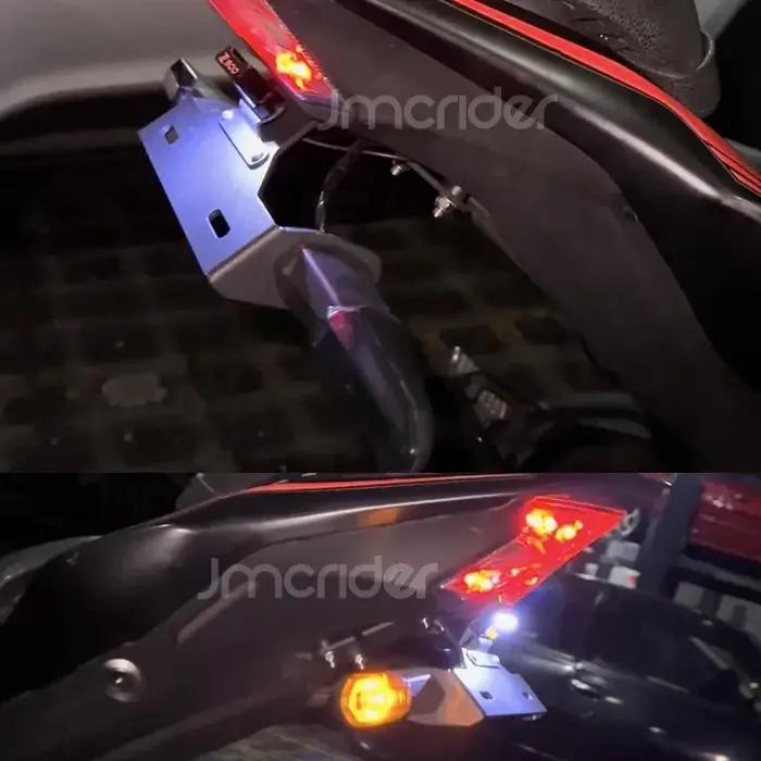 Support de permis 2023 Z 900, lumière LED pour KAWASAKI Z900/SE 2017 – 2022 2021, éliminateur de gar