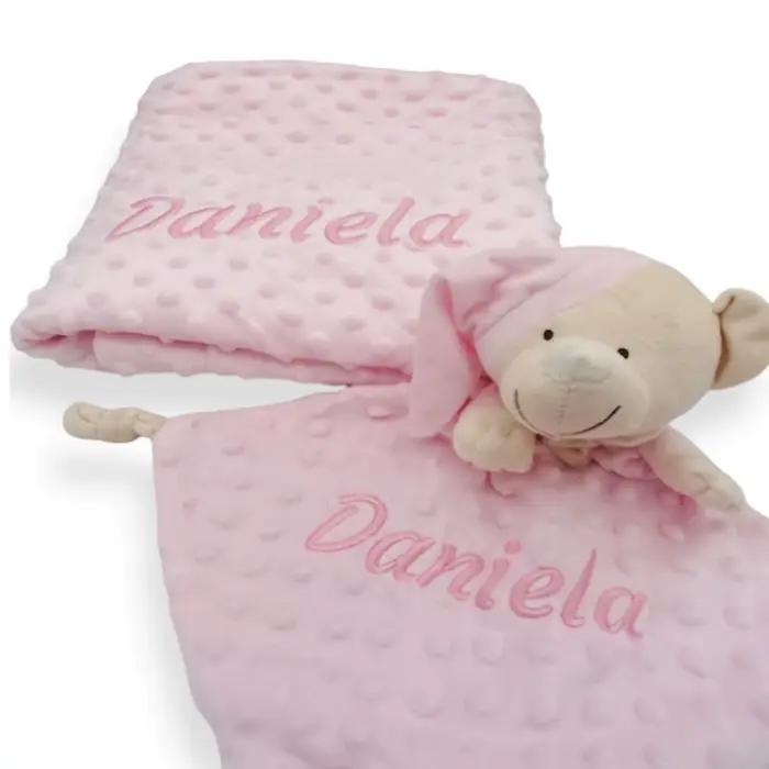 Couverture bébé personnalisée avec votre nom brodé, couverture topito personnalisée pour nouveau-né,