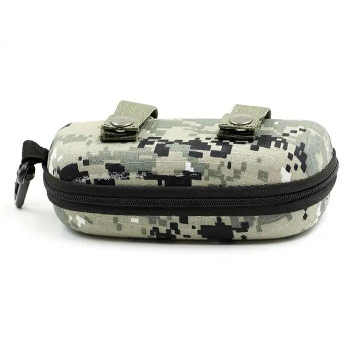 Étui à lunettes de Camouflage, boîte à fermeture éclair pour Sports de plein air, étui épais Anti-st