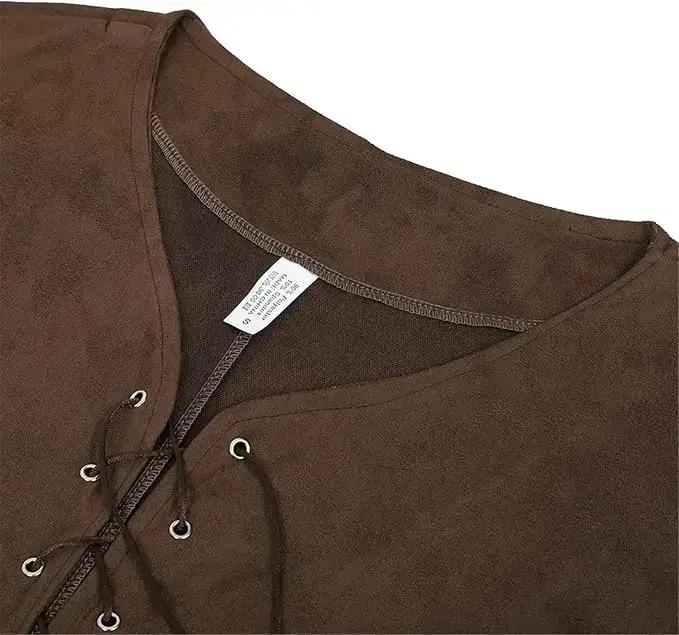 Gilet de Pirate pour hommes, Costume de Pirate pour hommes, Costumes médiévaux pour adultes, gilet R