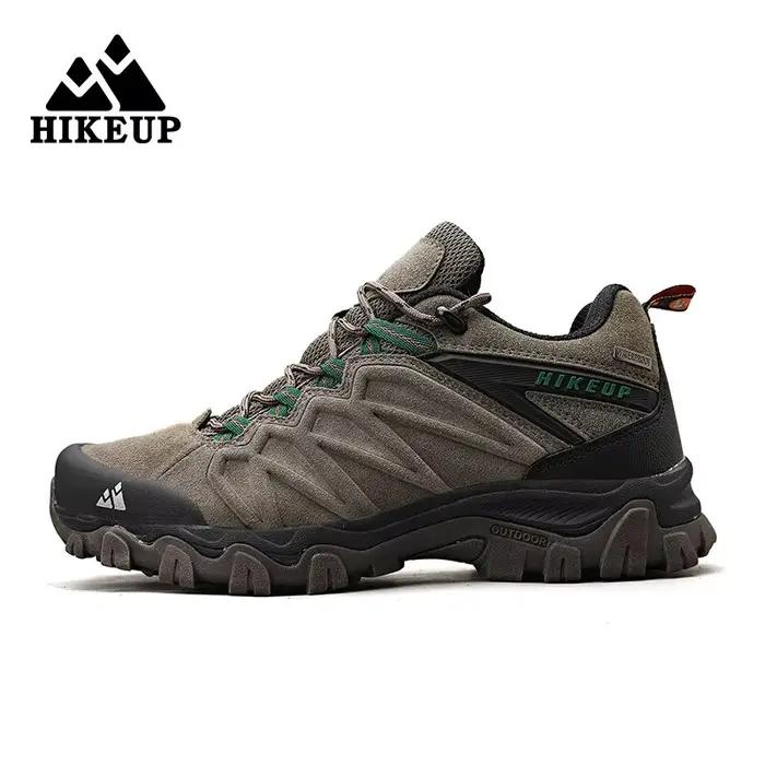 Chaussures de randonnée HIKEUP en cuir pour homme - Durables et polyvalentes en plein air