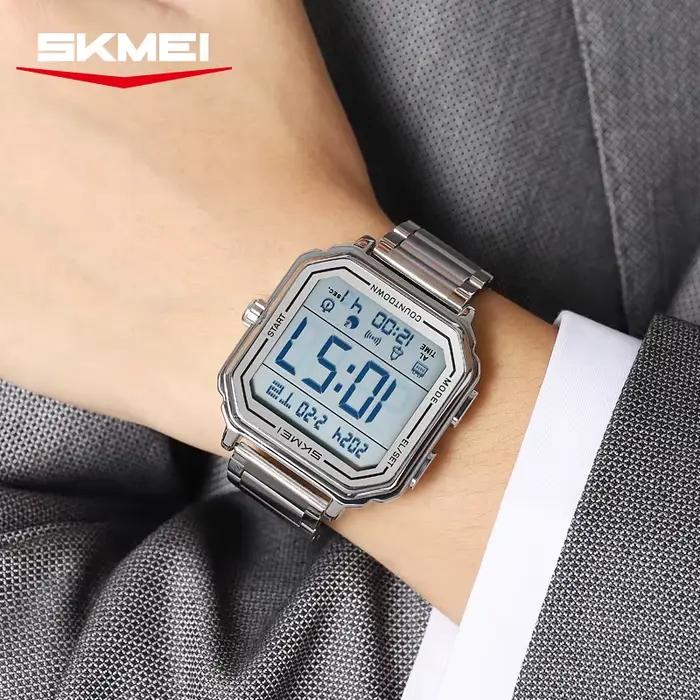 Montre sport SKMEI 2559 avec écran rétroéclairé, montre décontractée pour homme, chronographe numéri