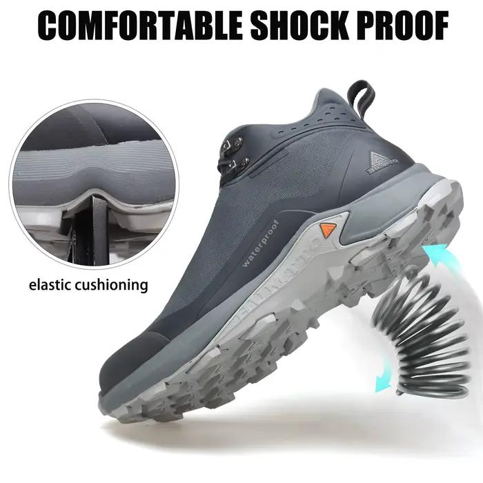 Bottines de randonnée imperméables pour hommes - Chaussures de trekking hiver et escalade