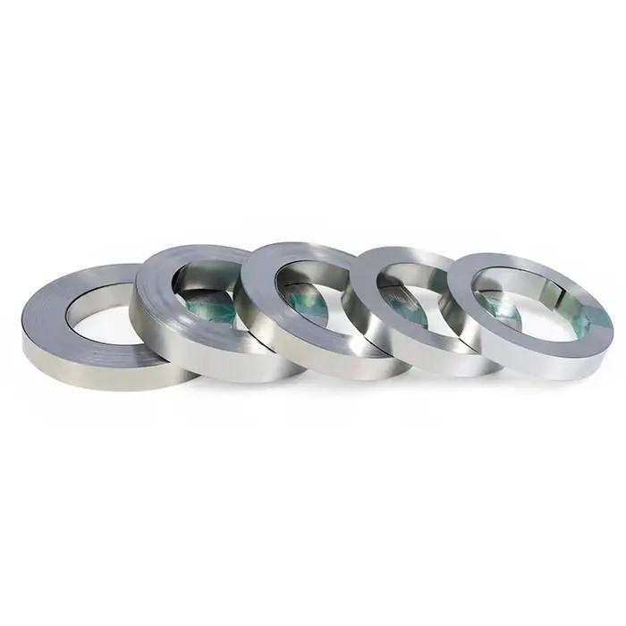 Rouleau de bande nickelée pour connecteur de batterie Li-ion 18650, 10 m/rouleau, 0.1mm 0.12mm 0.15m