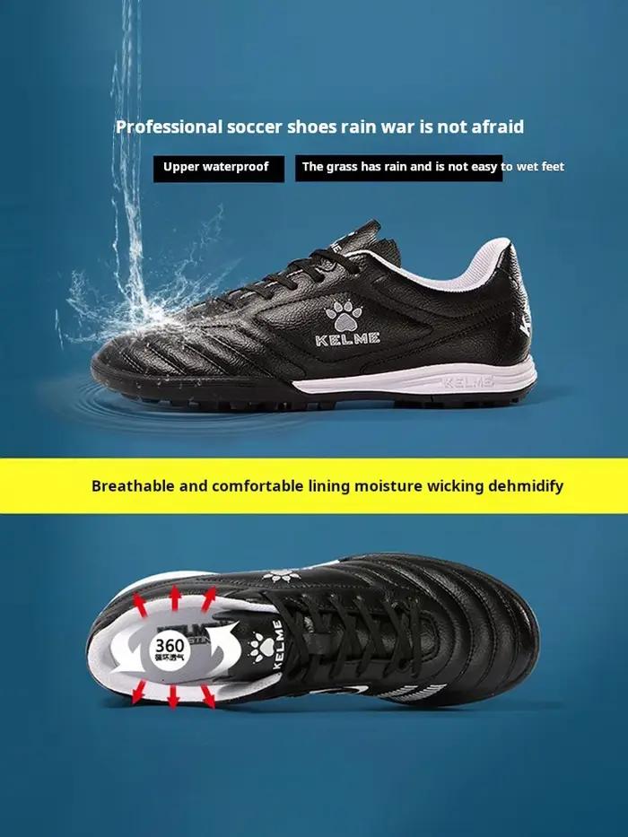 Chaussures de football Kelme Tf Broken Nail pour adultes et jeunes, antidérapantes, pour gazon artif