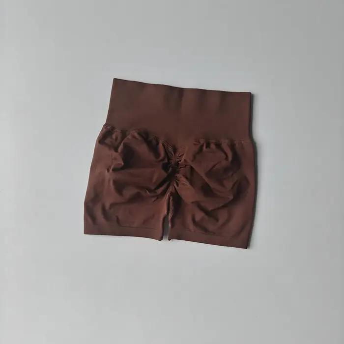 Short de Yoga taille haute pour femmes, short de Fitness respirant, levage des fesses, sport, course