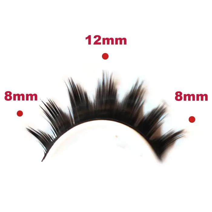 Faux cils de vison longs faits à la main, cils d'apparence spectaculaire, outils cosmétiques, maquil