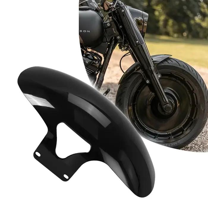 Garde-boue avant noir brillant pour moto, couverture pour Harley Softail M8 Fatboy FLFBS FLFB 2018 –