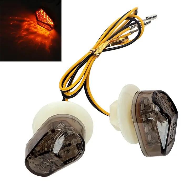 Feux de freinage LED pour motos, 12V, 2 pièces, clignotants, feux arrière, accessoires de moto pour