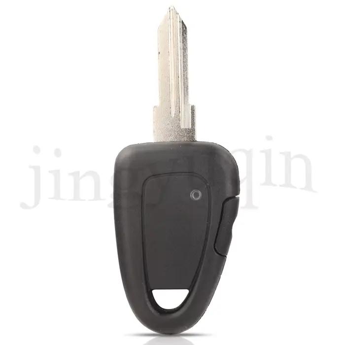 Jingyuqin – coque de clé télécommande, pour Fiat Iveco, avec lame vierge GT15R non coupée, bouton la