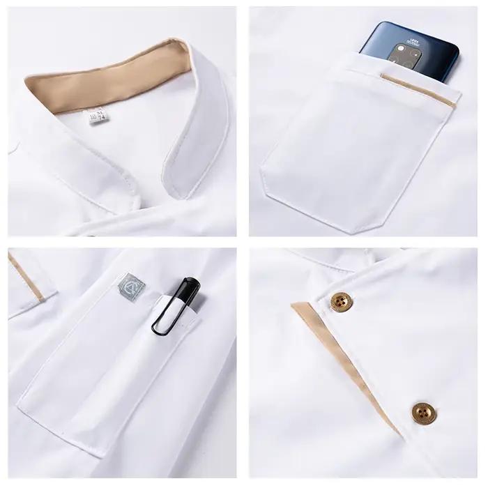 Uniforme de chef professionnel veste de cuisine alimentaire pour automne hiver vêtements de travail pour serveur restaurant occasions spéciales