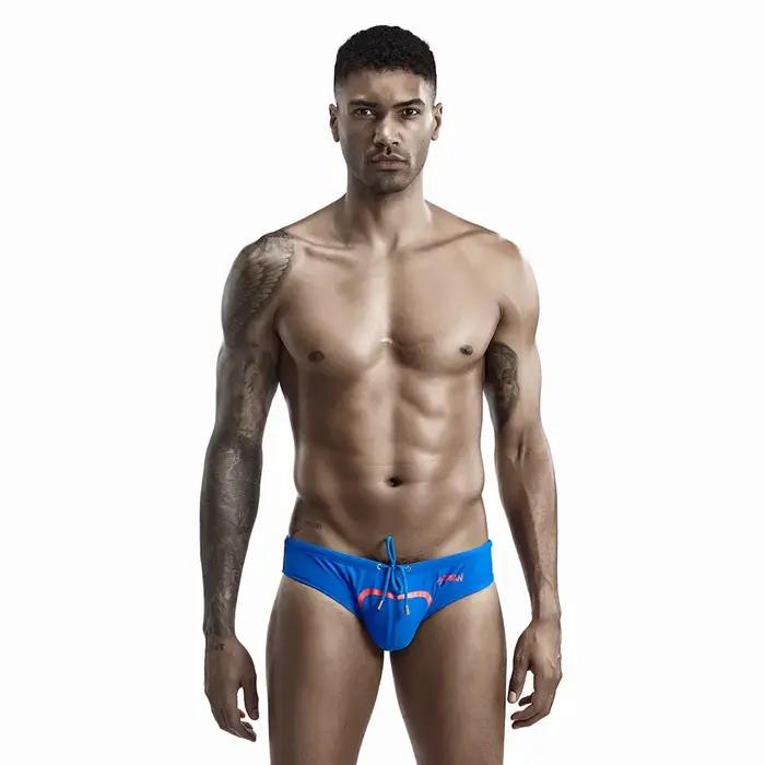 SEOBEAN-Slip de bain taille basse pour hommes, maillot de bain bikini classique