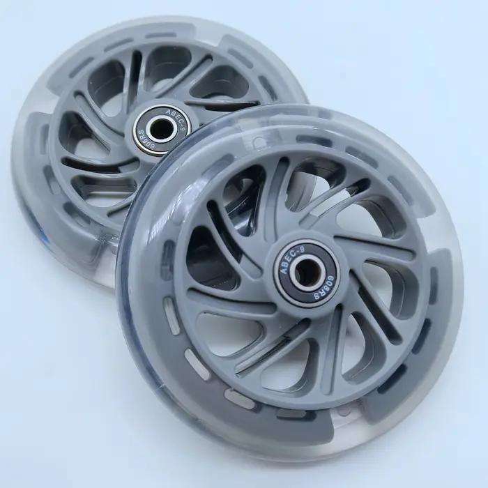 Roue d'éclairage de roue de Scooter clignotante 120x24mm 2 roues/lot