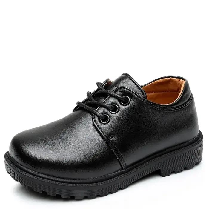 Nouveaux garçons chaussures en cuir Style britannique Performance scolaire enfants chaussures de fêt