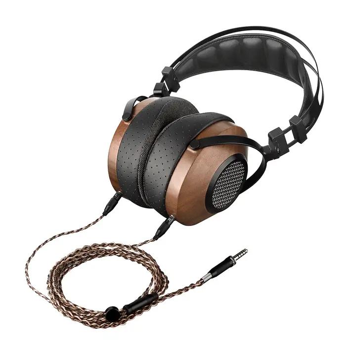 Casque audio SIVGA SV023 Hi-Fi circum-auriculaire ouvert en bois de noyer avec transducteur dynamiqu