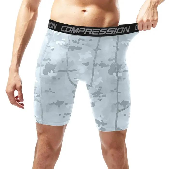 Short de compression athlétique pour hommes : léger, respirant et à séchage rapide pour la course, l