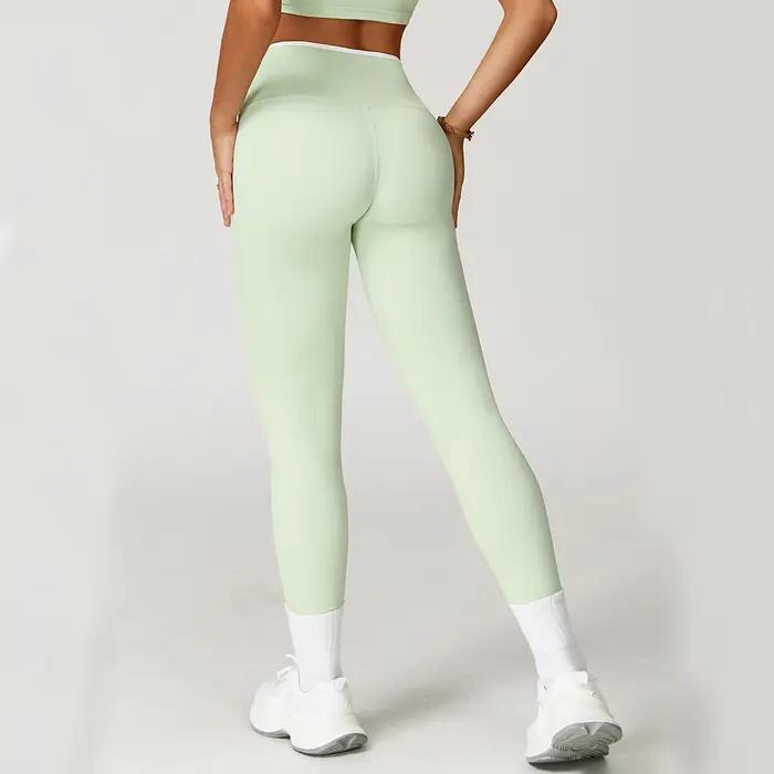Nouveaux Leggings de Yoga Taille Haute pour Femme, Extensibles, Effet Push-Up, pour Fitness et Cours