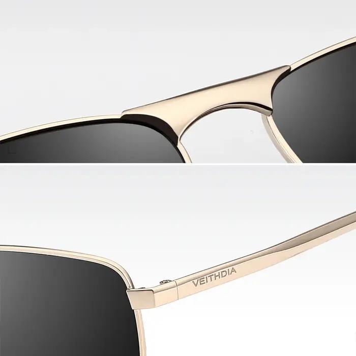 VEITHDIA marque hommes Vintage sport lunettes de soleil polarisées UV400 lentille lunettes accessoir