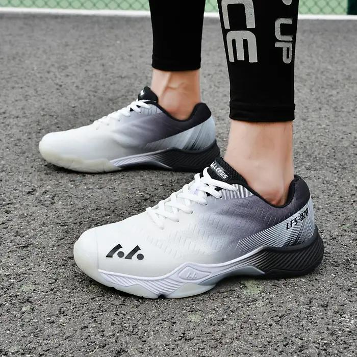 Chaussures de badminton originales pour hommes, baskets d'extérieur de haute qualité, grande taille,