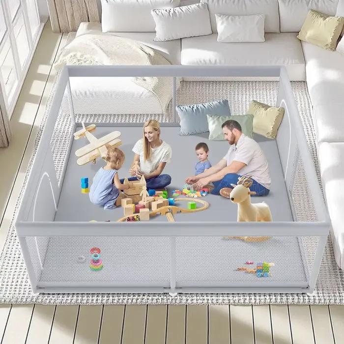 Grand parc de jeu, enclos de jeu pour bébés, parcs de jeu pour usage intérieur et extérieur, parc de