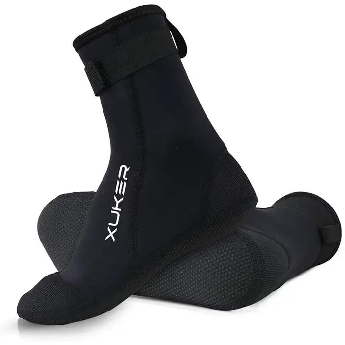 Chaussettes en néoprène 3mm pour volley-ball plage football plongée natation surf apnée pêche pataugeoire kayak rafting confort protection sportifs activités extérieures