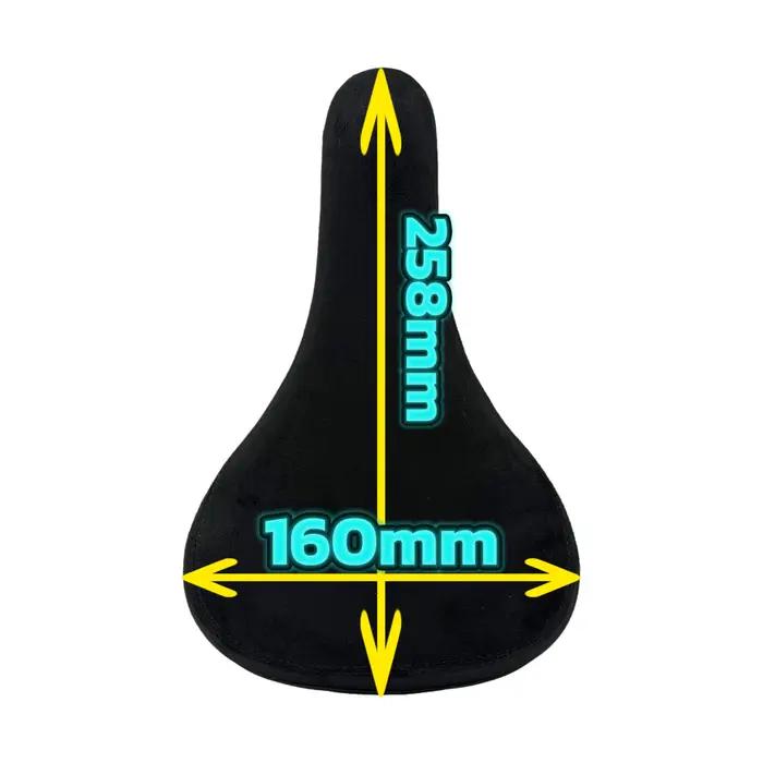 Siège BMX VOLE VLD45 Vintage en Fibre de Velours Confortable pour Déplacements Urbains et Équitation de Rue Occasions Spéciales