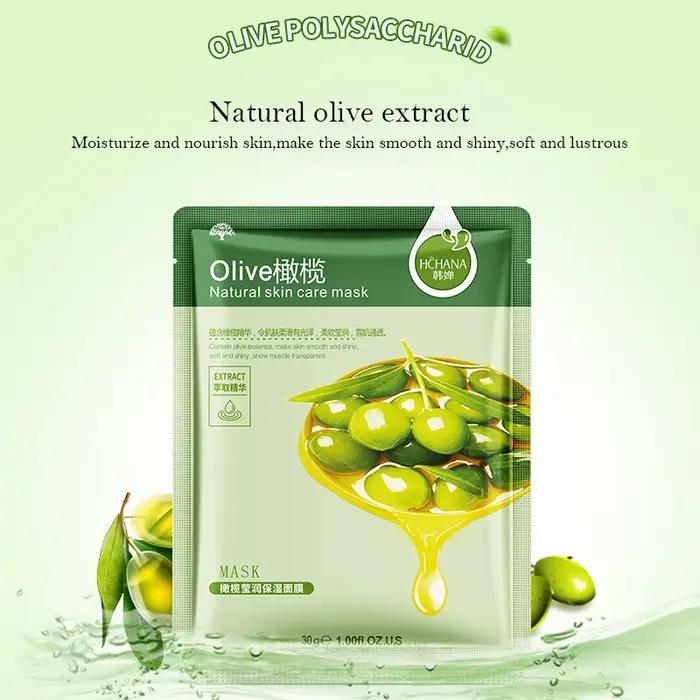 30 pièces Fruits frais masques faciaux soins de la peau du visage hydratant raffermissant hydratant